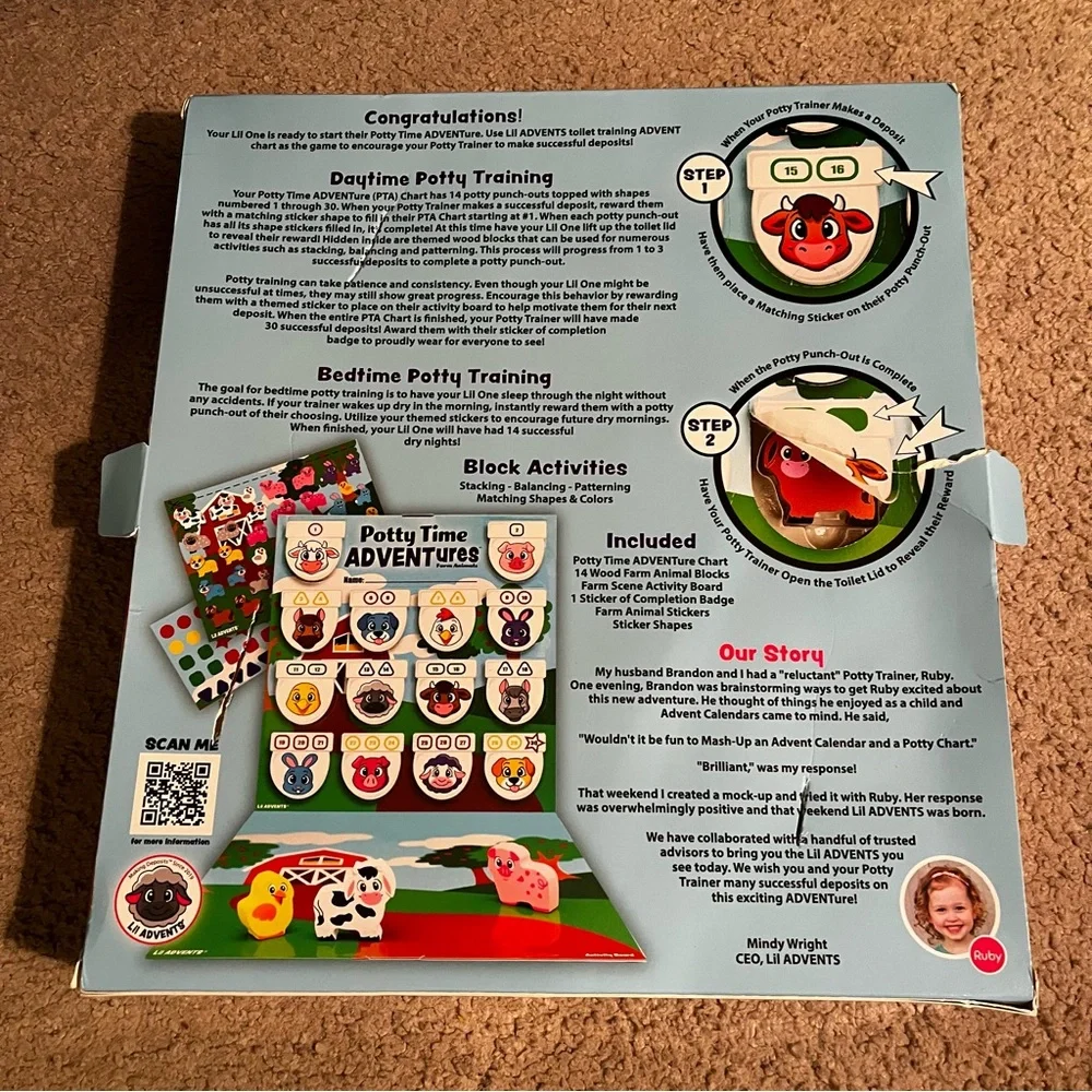 NEW Potty Time Adventures potty training kit